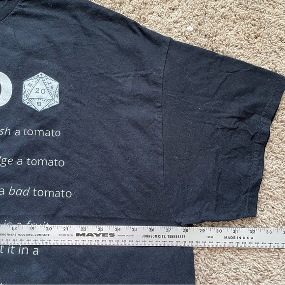 D&D Dungeons & Dragons STR DEX CON INT WIS CHR short-sleeve t-shirt sz 4XL - Picture 6 of 8